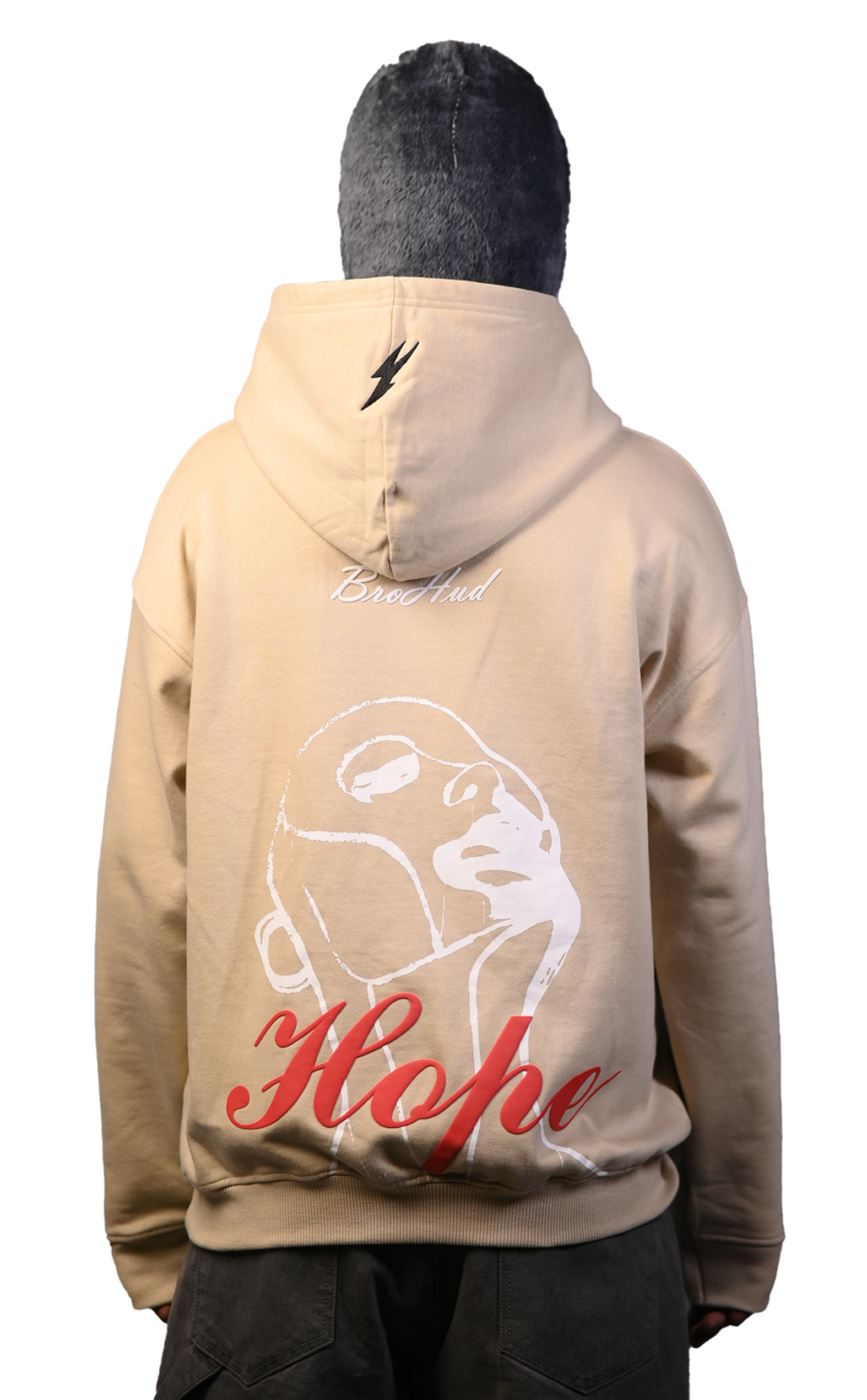 HOPE HOODIE Peach [UNISEX] - Image 3