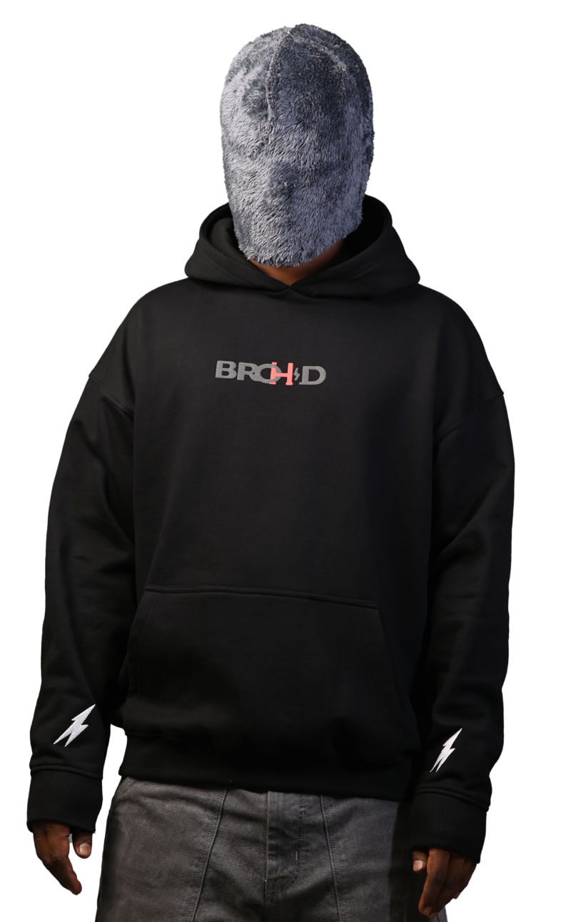 HERO HOODIE Black [UNISEX] - Image 3