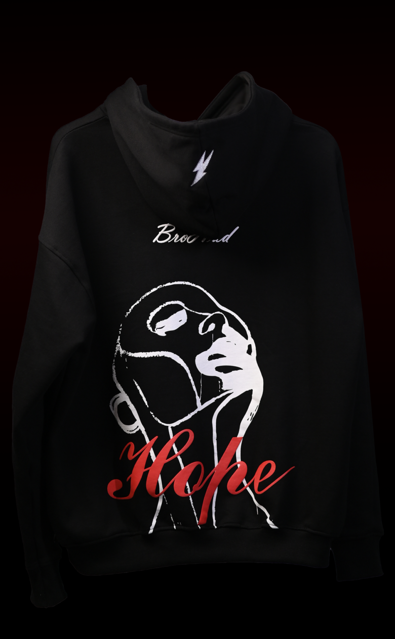 HOPE HOODIE Black [UNISEX]