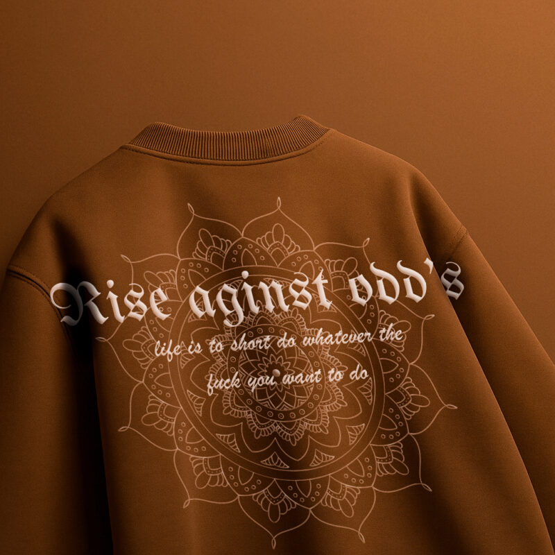 Rise Aginst Odds Brown T-shirt - Image 2