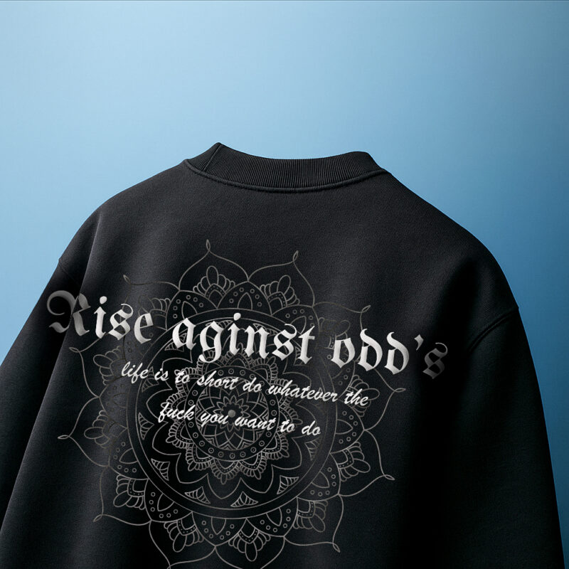 Rise Aginst Odds Black T-shirt - Image 2
