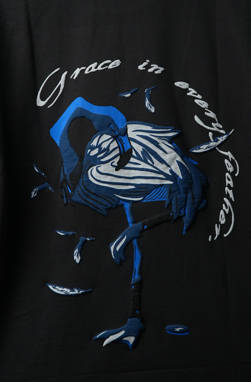 Flamingo Grey edition T-Shirt - Image 4