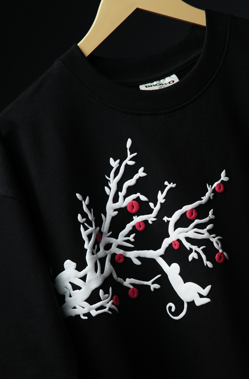 Crimson Jungle Black Edition T-Shirt - Image 3