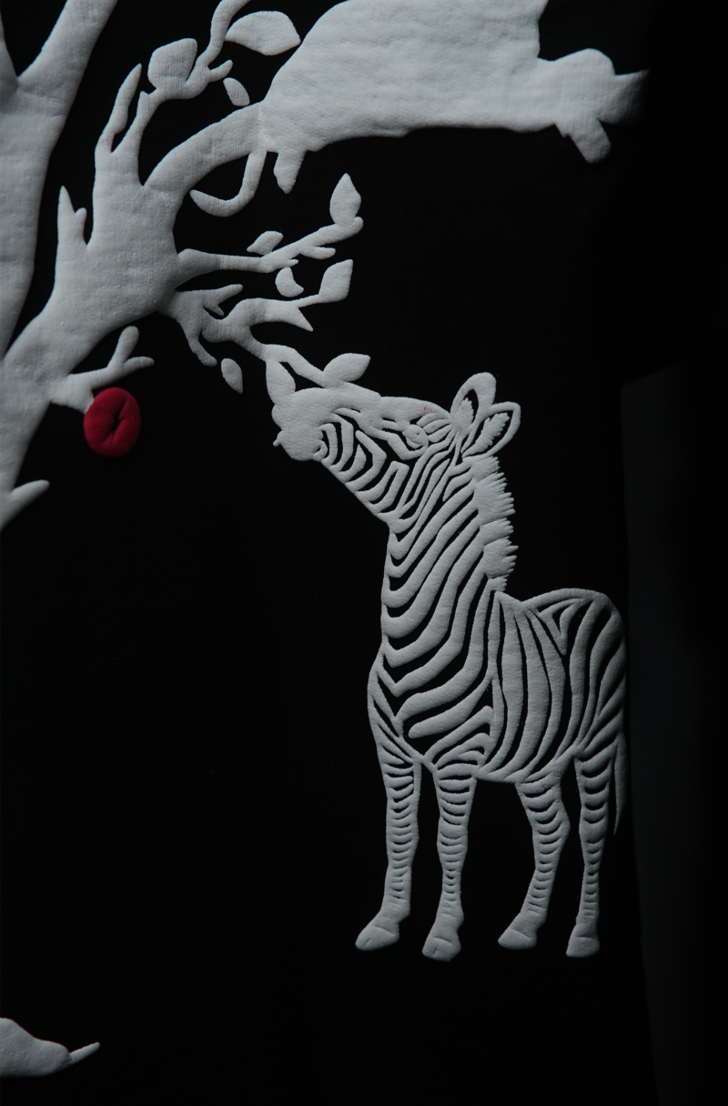 Crimson Jungle Black Edition T-Shirt - Image 4