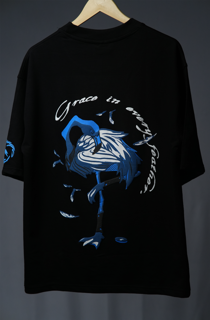 Flamingo Black  edition T-Shirt - Image 6
