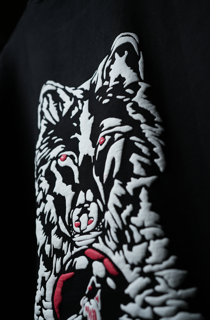 Wolf Black edition T-Shirt - Image 6